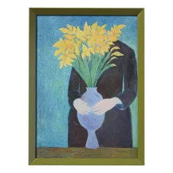 Xenos Fotolijsten-Fotolijst - groen - 13x18 cm