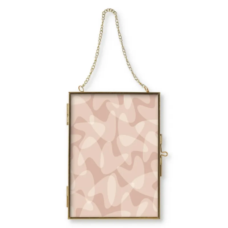 Xenos Fotolijsten-Fotolijst aan ketting - goud - 13x18 cm