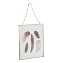 Xenos Fotolijsten-Fotolijst aan ketting - goud - 18x23 cm