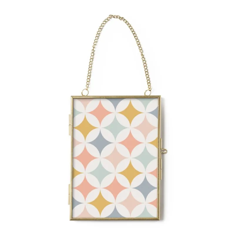 Xenos Fotolijsten-Fotolijst aan ketting - goud - 18x23 cm