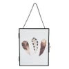 Xenos Fotolijsten-Fotolijst aan ketting - zwart - 18x23 cm