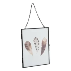 Xenos Fotolijsten-Fotolijst aan ketting - zwart - 18x23 cm