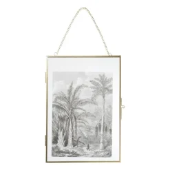 Xenos Fotolijsten-Fotolijst aan ketting staand - goud - 21x30 cm