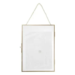 Xenos Fotolijsten-Fotolijst aan ketting staand - goud - 21x30 cm