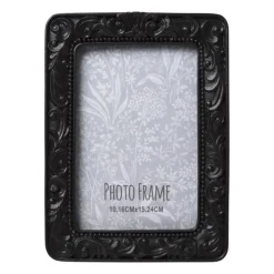Xenos Fotolijsten-Fotolijst barok - zwart - 10x15 cm