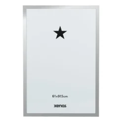 Xenos Fotolijsten-Fotolijst basic - 61x91.5 cm - zilverkeurig