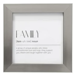 Xenos Fotolijsten-Fotolijst basic - zilver - 10x10 cm