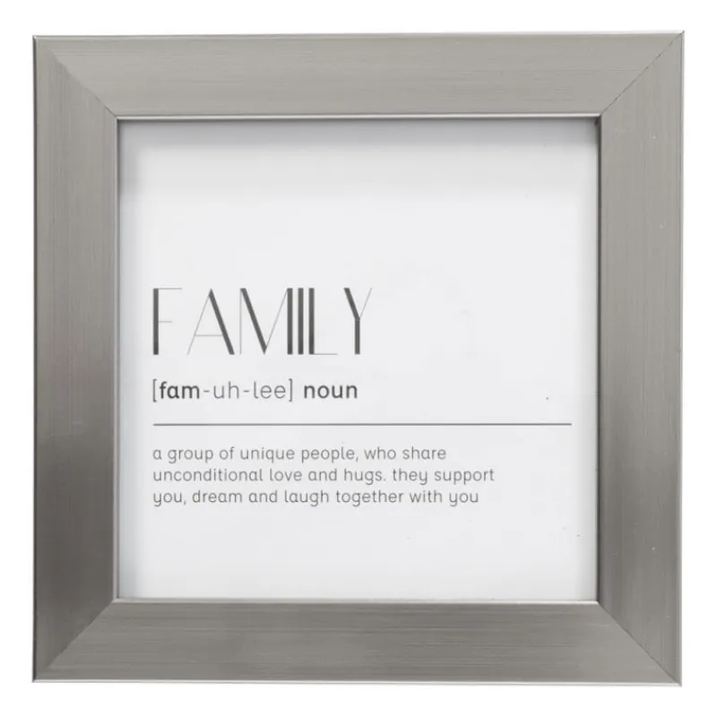 Xenos Fotolijsten-Fotolijst basic - zilver - 10x10 cm