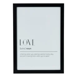 Xenos Fotolijsten-Fotolijst basic - zwart - 21x30 cm