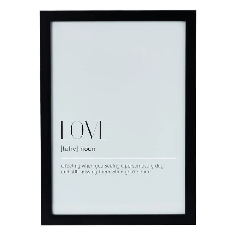 Xenos Fotolijsten-Fotolijst basic - zwart - 21x30 cm