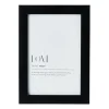 Xenos Fotolijsten-Fotolijst basic - zwart - 10x15 cm