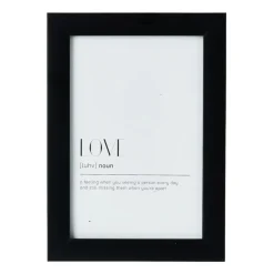 Xenos Fotolijsten-Fotolijst basic - zwart - 10x15 cm