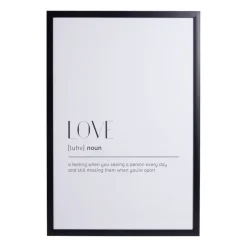 Xenos Fotolijsten-Fotolijst basic - zwart - 61x91.5 cm