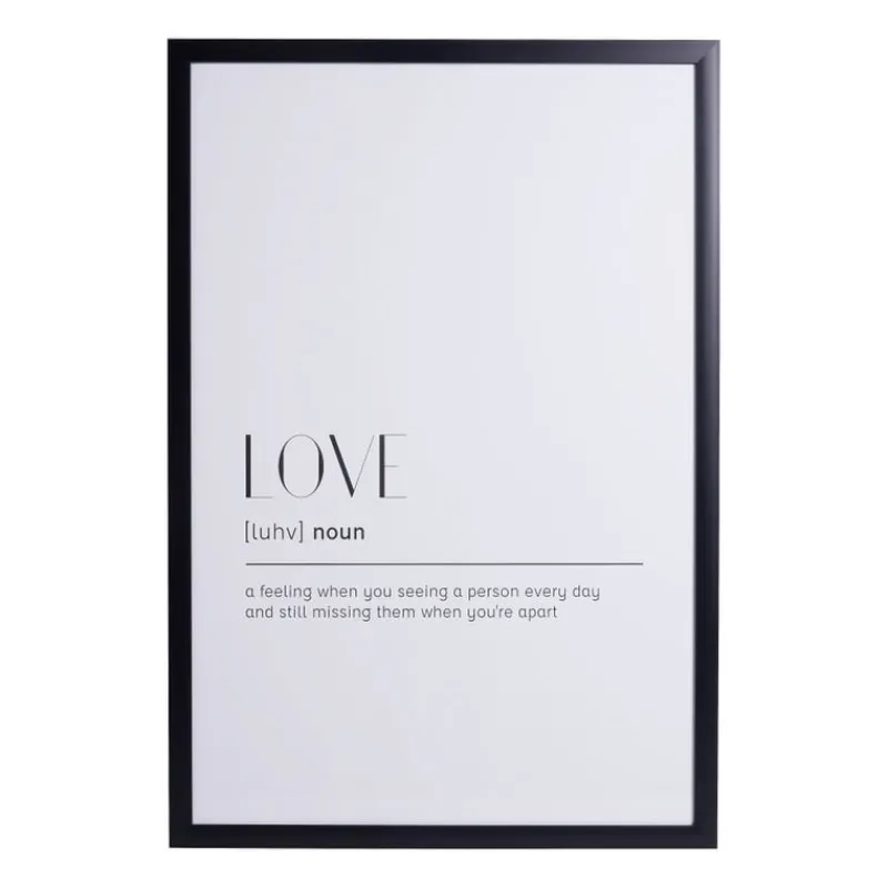 Xenos Fotolijsten-Fotolijst basic - zwart - 61x91.5 cm