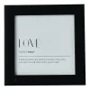 Xenos Fotolijsten-Fotolijst basic - zwart - 10x10 cm