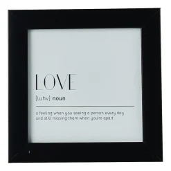 Xenos Fotolijsten-Fotolijst basic - zwart - 10x10 cm