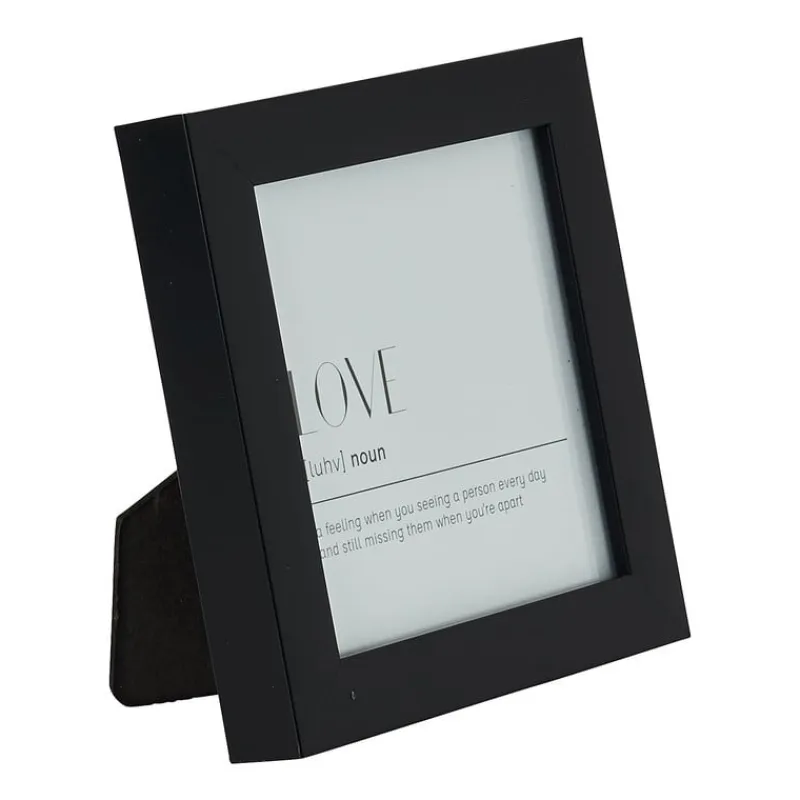 Xenos Fotolijsten-Fotolijst basic - zwart - 10x10 cm
