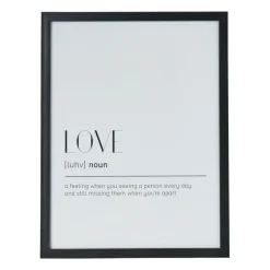 Xenos Fotolijsten-Fotolijst basic - zwart - 30x40 cm