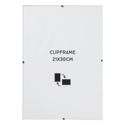 Xenos Fotolijsten-Fotolijst clip frame - glas - 21x30 cm