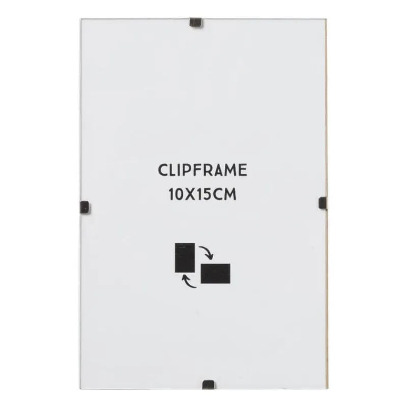 Xenos Fotolijsten-Fotolijst clip frame - glas - 10x15 cm