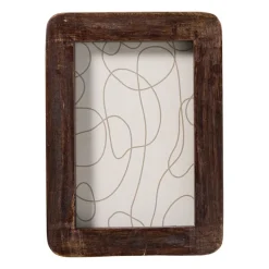 Xenos Fotolijsten-Fotolijst hout klein - bruin - 10x15 cm