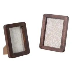 Xenos Fotolijsten-Fotolijst hout klein - bruin - 10x15 cm