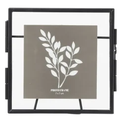Xenos Fotolijsten-Fotolijst mini - zwart - 10x10 cm