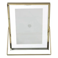 Xenos Fotolijsten-Fotolijst staand - goudkleurig - 20x15x1 cm