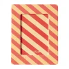 Xenos Fotolijsten-Fotolijst streep - roze/oranje - 10x15 cm
