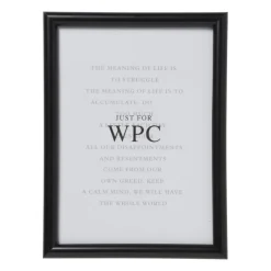 Xenos Fotolijsten-Fotolijst WPC - zwart - 13x18 cm