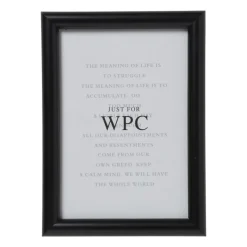 Xenos Fotolijsten-Fotolijst WPC - zwart - 9x13 cm