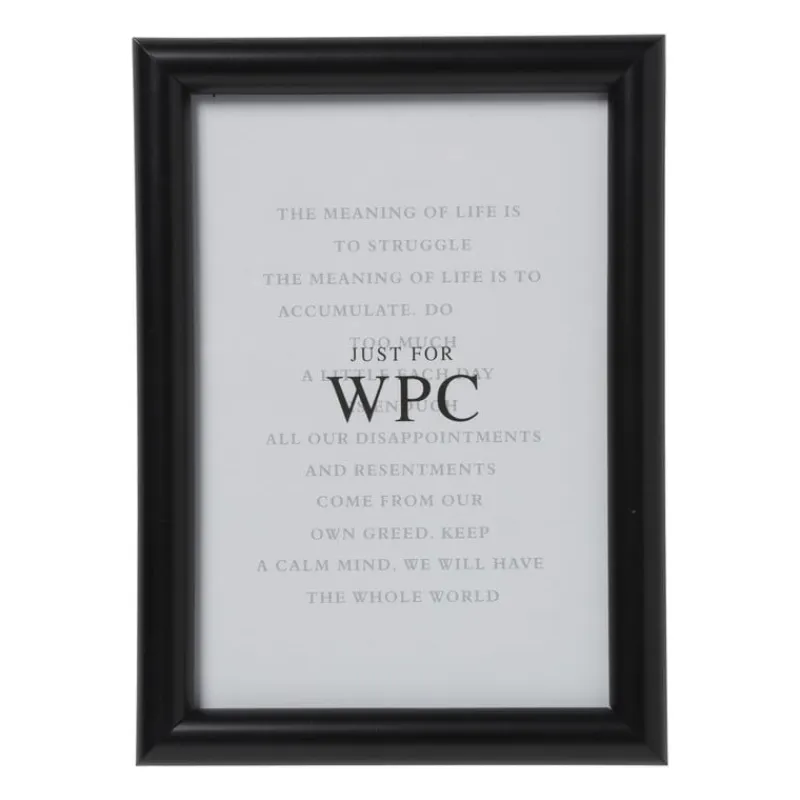 Xenos Fotolijsten-Fotolijst WPC - zwart - 9x13 cm