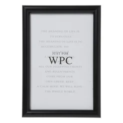 Xenos Fotolijsten-Fotolijst WPC - zwart - 10x15 cm