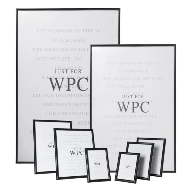 Xenos Fotolijsten-Fotolijst WPC - zwart - 50x75 cm
