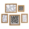 Xenos Fotolijsten-Fotolijstjes - hout - set van 5