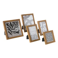 Xenos Fotolijsten-Fotolijstjes - hout - set van 5