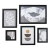 Xenos Fotolijsten-Fotolijstjes - zwart - set van 5