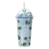 Xenos Kinderservies|Kerstcadeaus-Funny beker kiwi - blauw - 450 ml