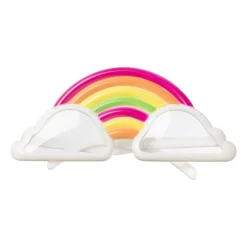 Xenos Verkleedaccessoires-Funny bril - regenboog