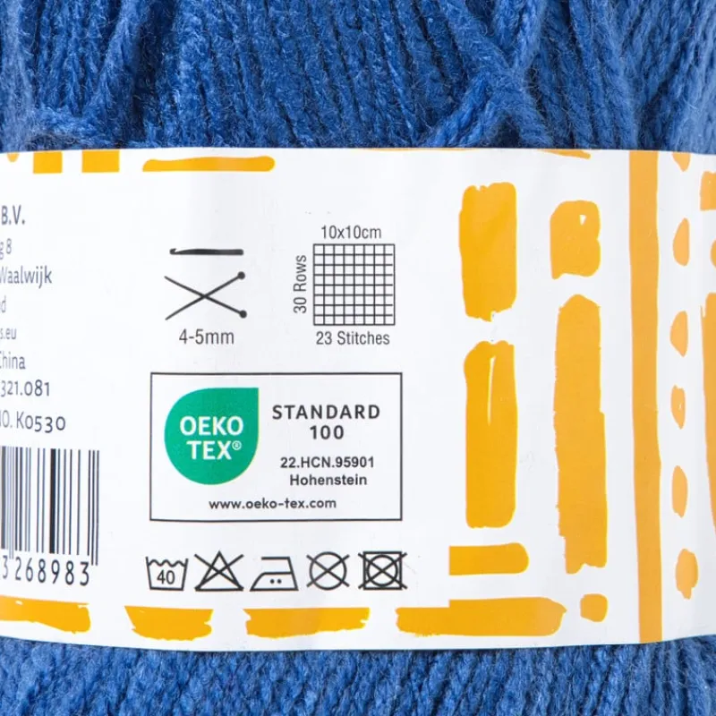 Xenos Garen-Garen acryl - blauw - 100 gram - 240 meter