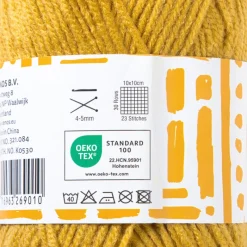Xenos Garen-Garen acryl - geel - 100 gram - 240 meter