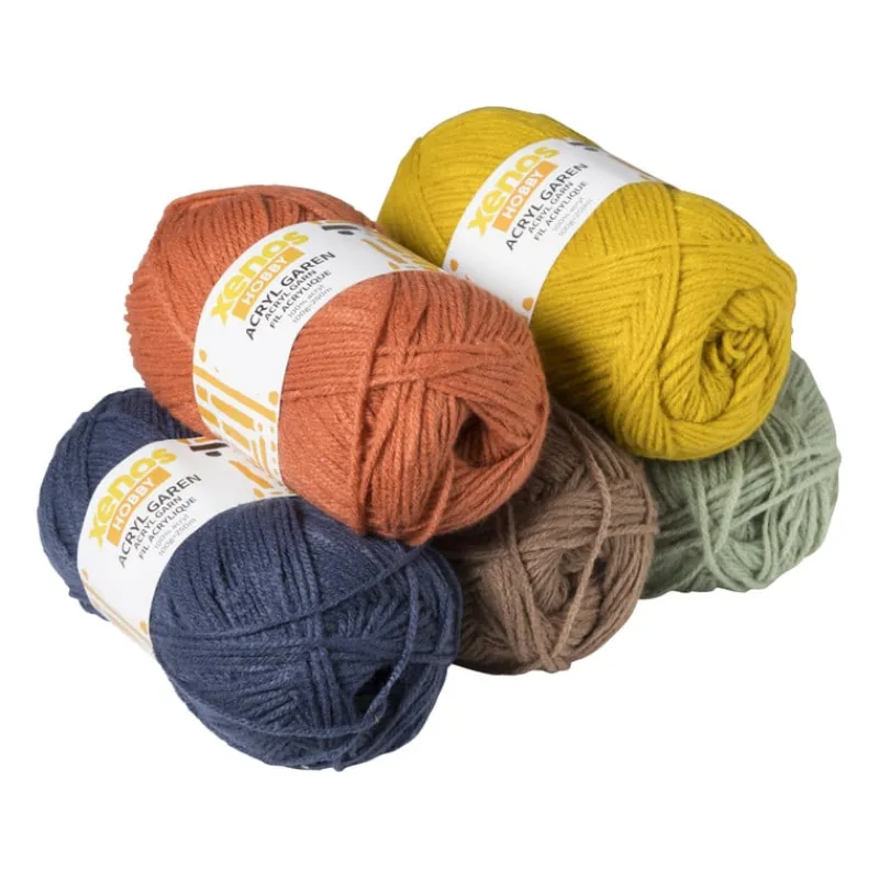 Xenos Garen-Garen acryl - groen - 100 meter