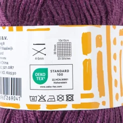 Xenos Garen-Garen acryl - paars - 100 gram - 240 meter