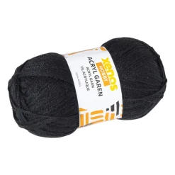 Xenos Garen-Garen acryl - zwart - 100 gram - 240 meter