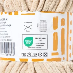 Xenos Garen-Garen chenille - beige - 100 gram - 60 meter