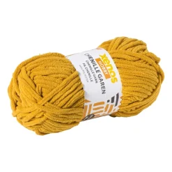 Xenos Garen-Garen chenille - geel - 100 gram - 60 meter