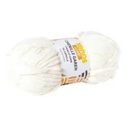 Xenos Garen-Garen chenille - wit - 100 gram - 60 meter