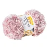 Xenos Garen-Garen fluffy - beige/rood - 100 gram - 60 meter
