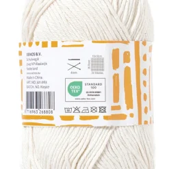 Xenos Garen-Garen katoen - beige - 50 gram - 125 meter