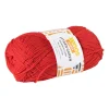 Xenos Garen-Garen katoen - rood - 50 gram -125 meter